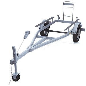 trailer jet ski 3d model