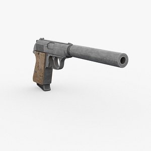 3D Gun Lowpoly Kitbash 36