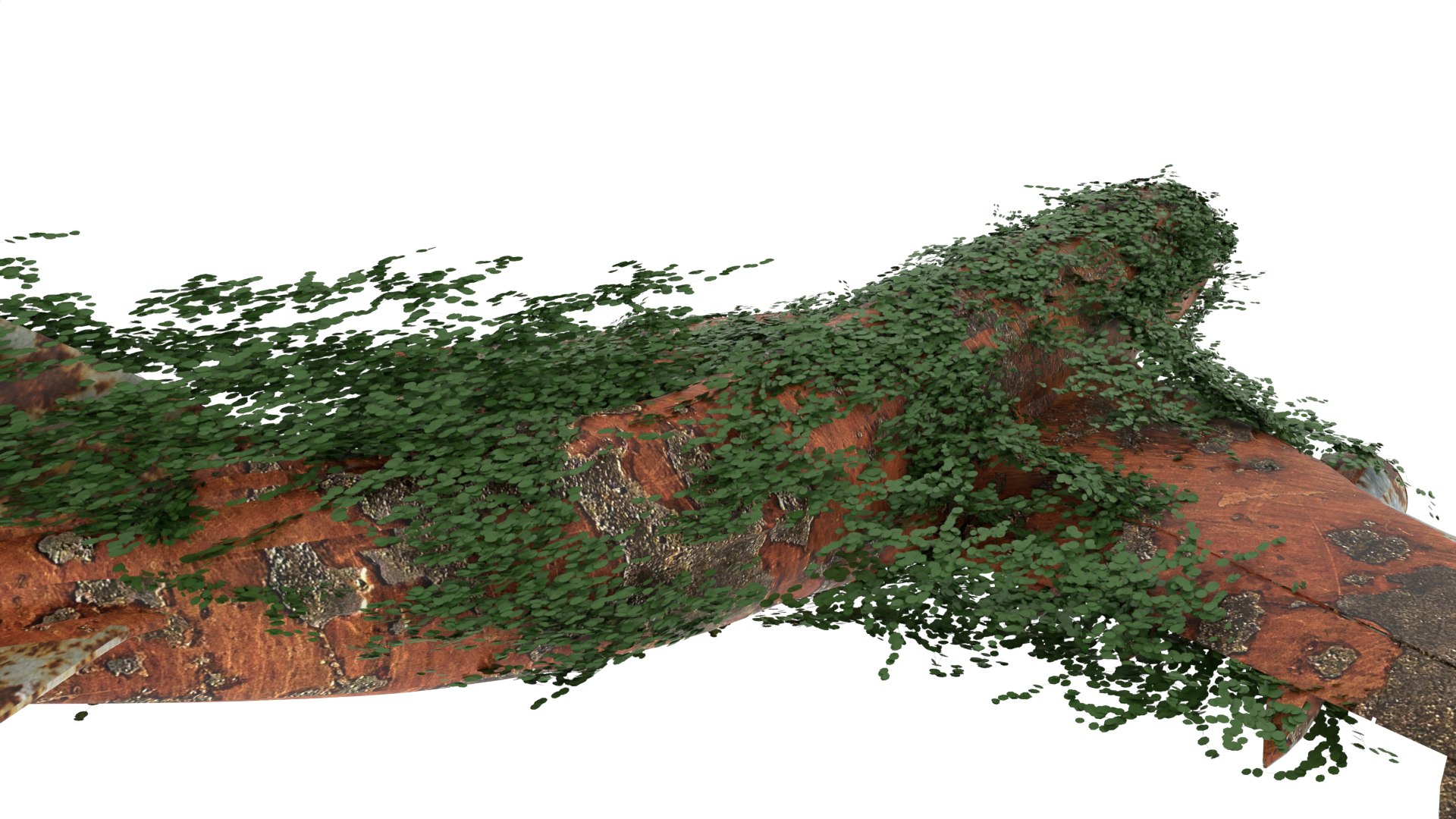 Damaged Rusted Airplane 3D Model - TurboSquid 2034730