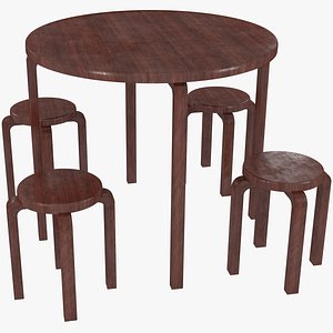 minimalist mahogany artek alvar aalto model
