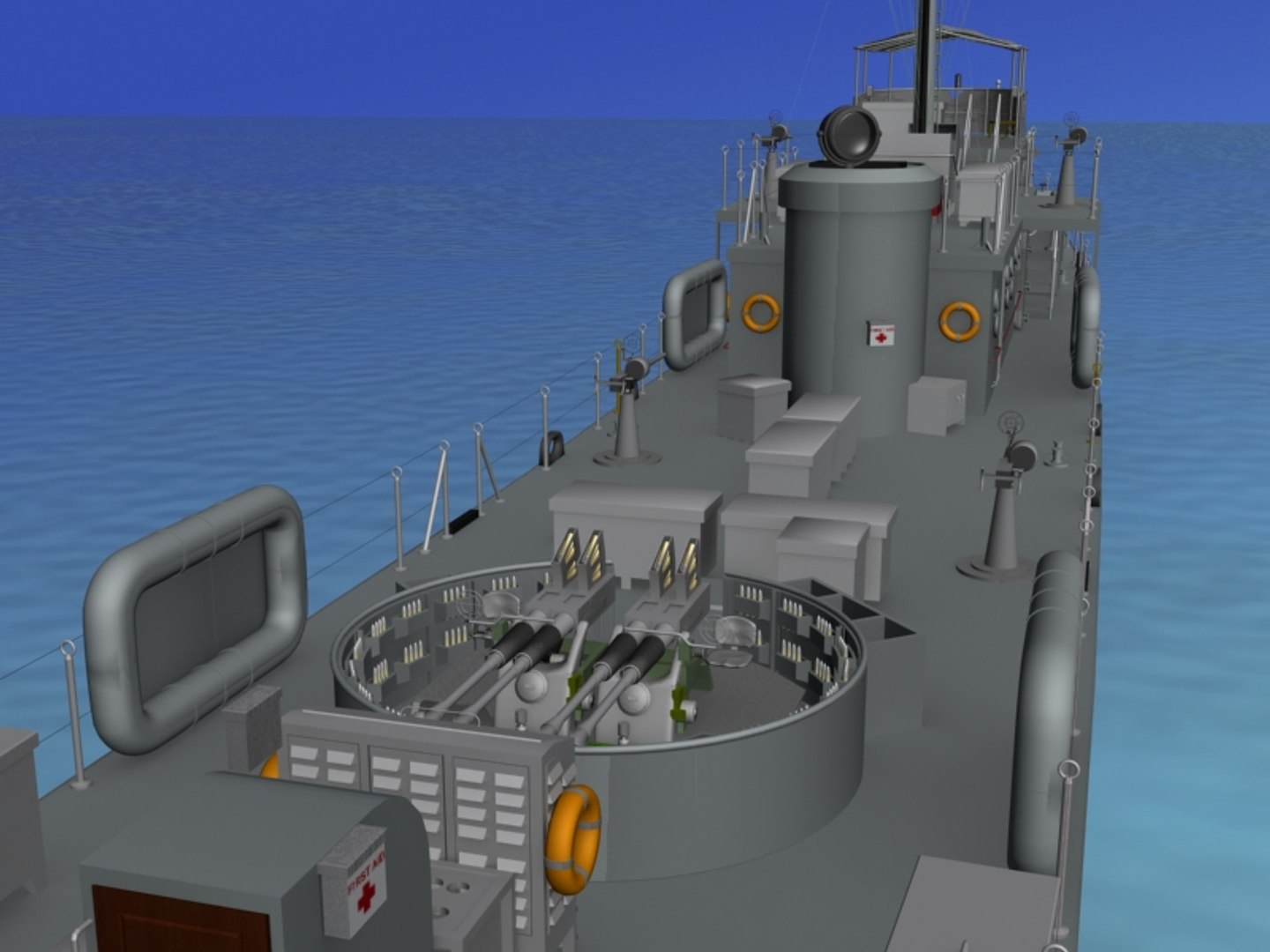 3d Pcs Submarine Chasers