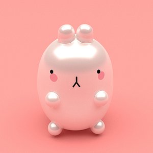 3D bunny toy model