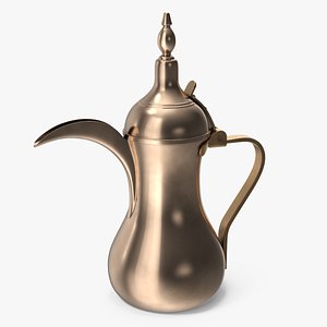 Dallah Traditional Arabic Coffee Pot 3D model