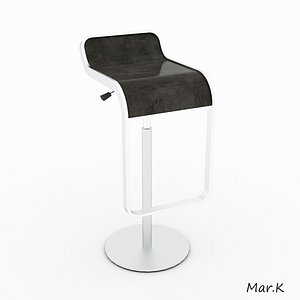 3d model chair bar la-palma