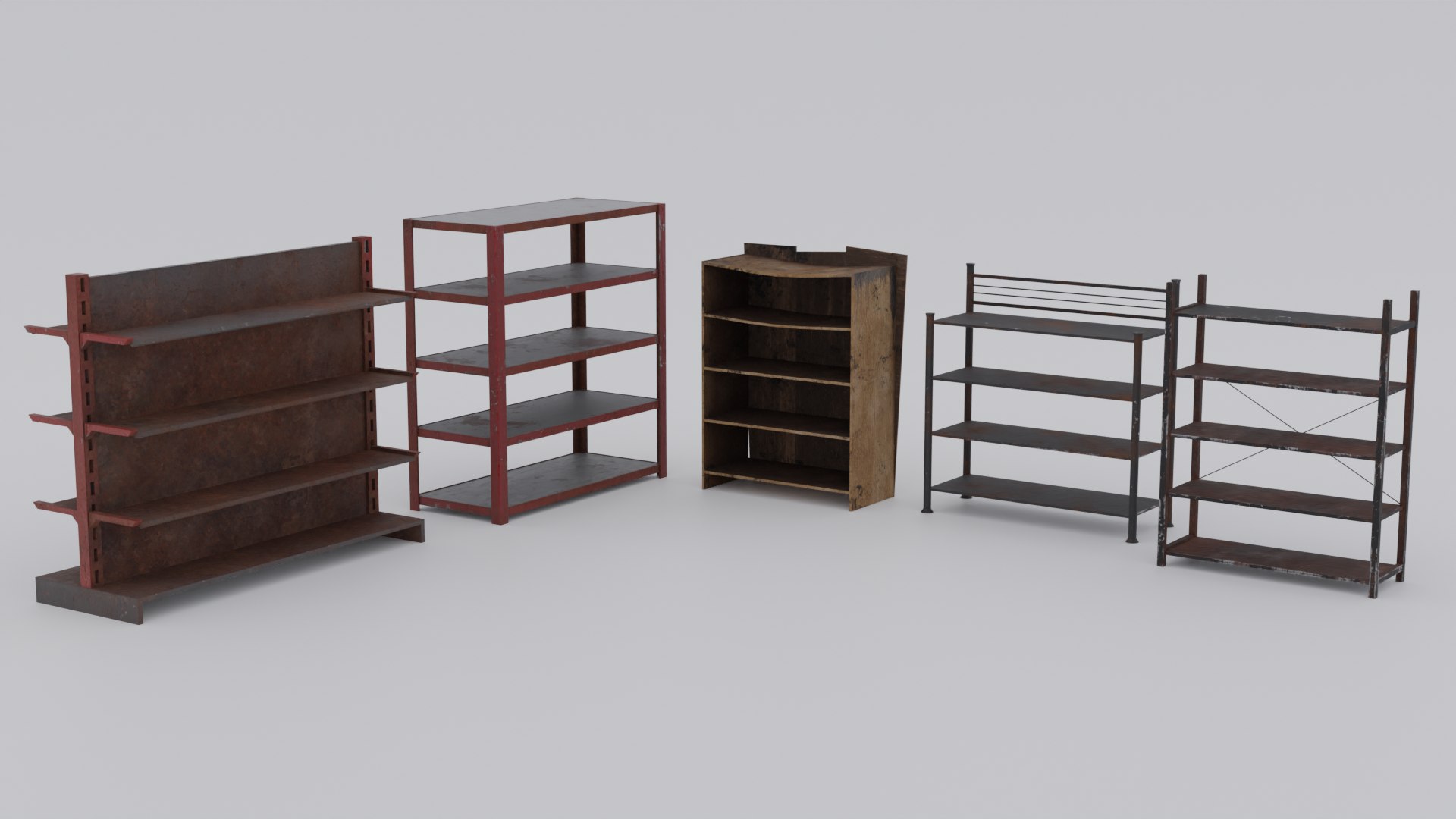 Free Storage Racks Model - TurboSquid 2001926