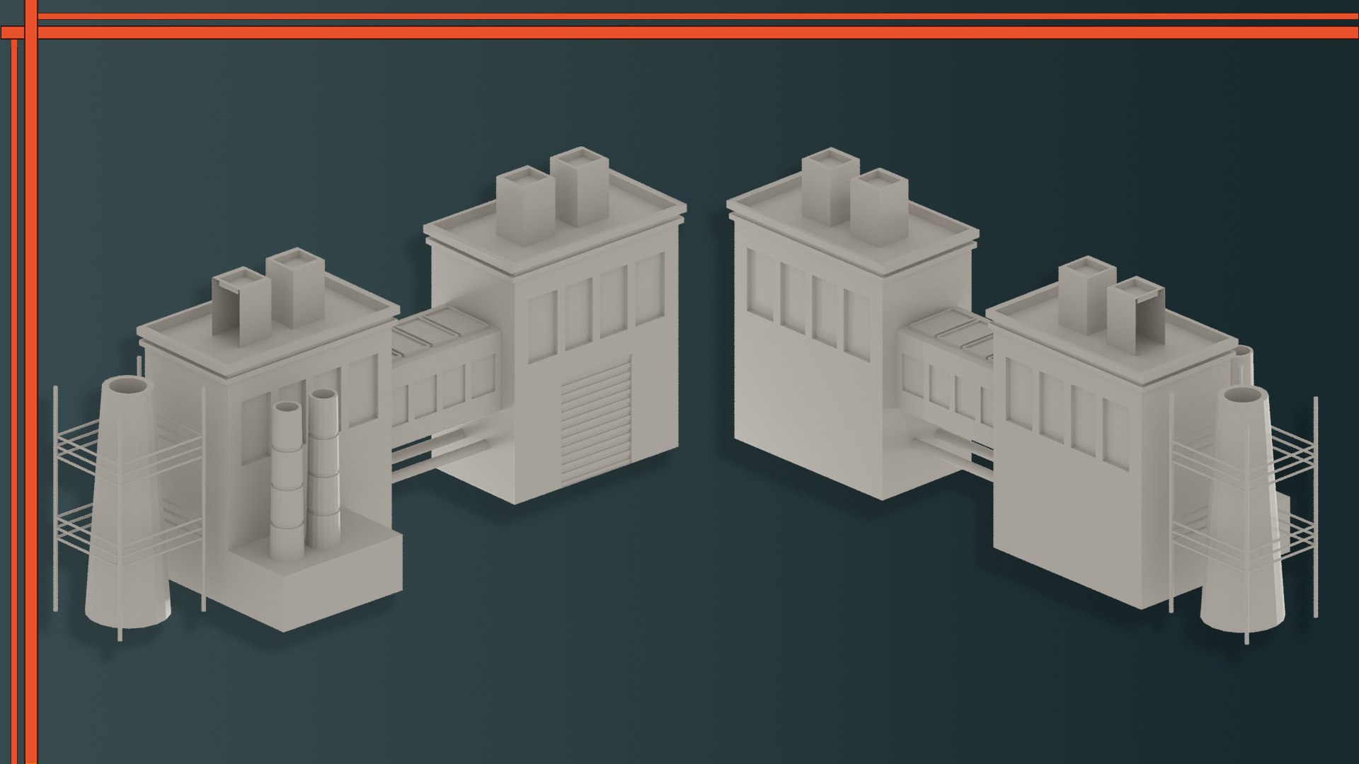 Factory Building VOL-05 Model - TurboSquid 2325526