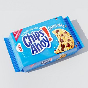 3D Chips Ahoy Wrapper model