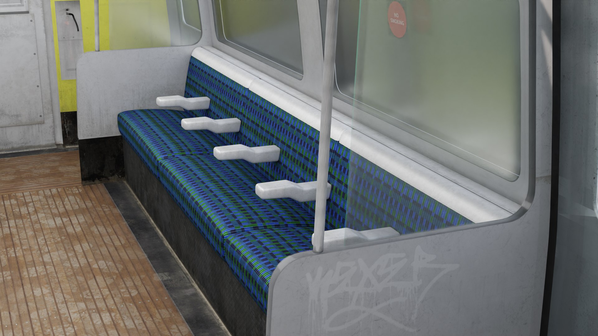 3D Model Subway Train With Interior - TurboSquid 2261004