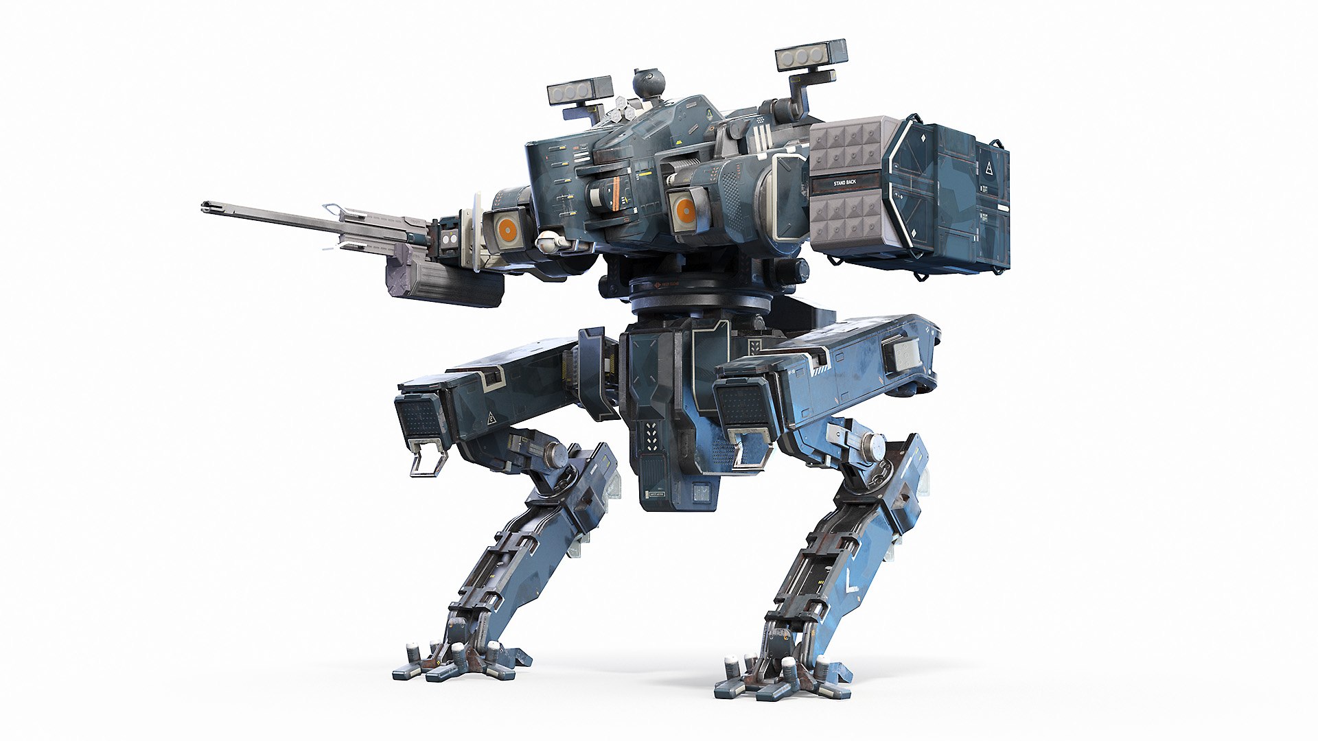 3D 3d Assault Mech Model - TurboSquid 1915924