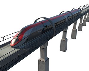 Concept Levitation High Speed Train