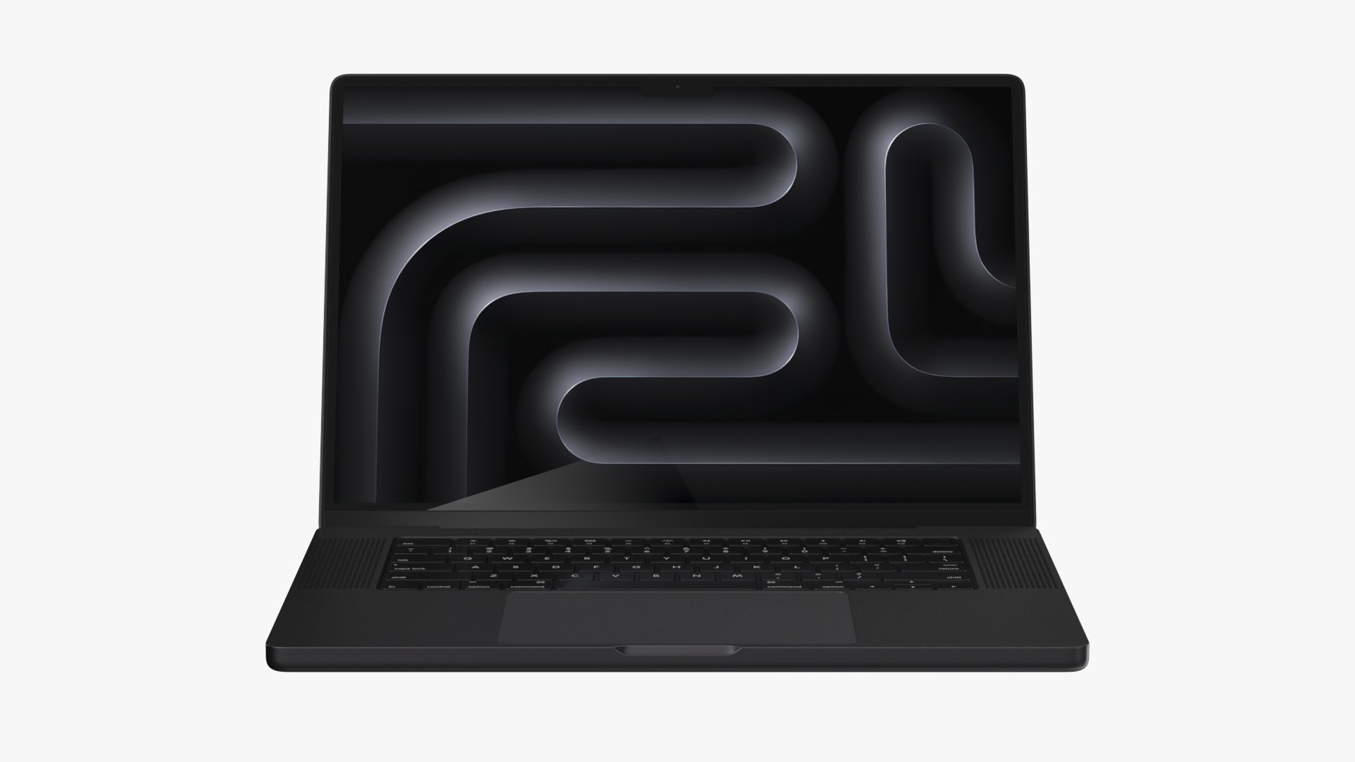3D Model Apple MacBook Pro 16 M3 Pro Space Black - TurboSquid 2149275