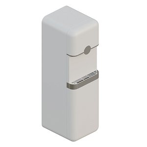 White Retro Water Dispenser 3D