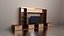 3d model of modern tv stand