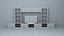 3d model of modern tv stand