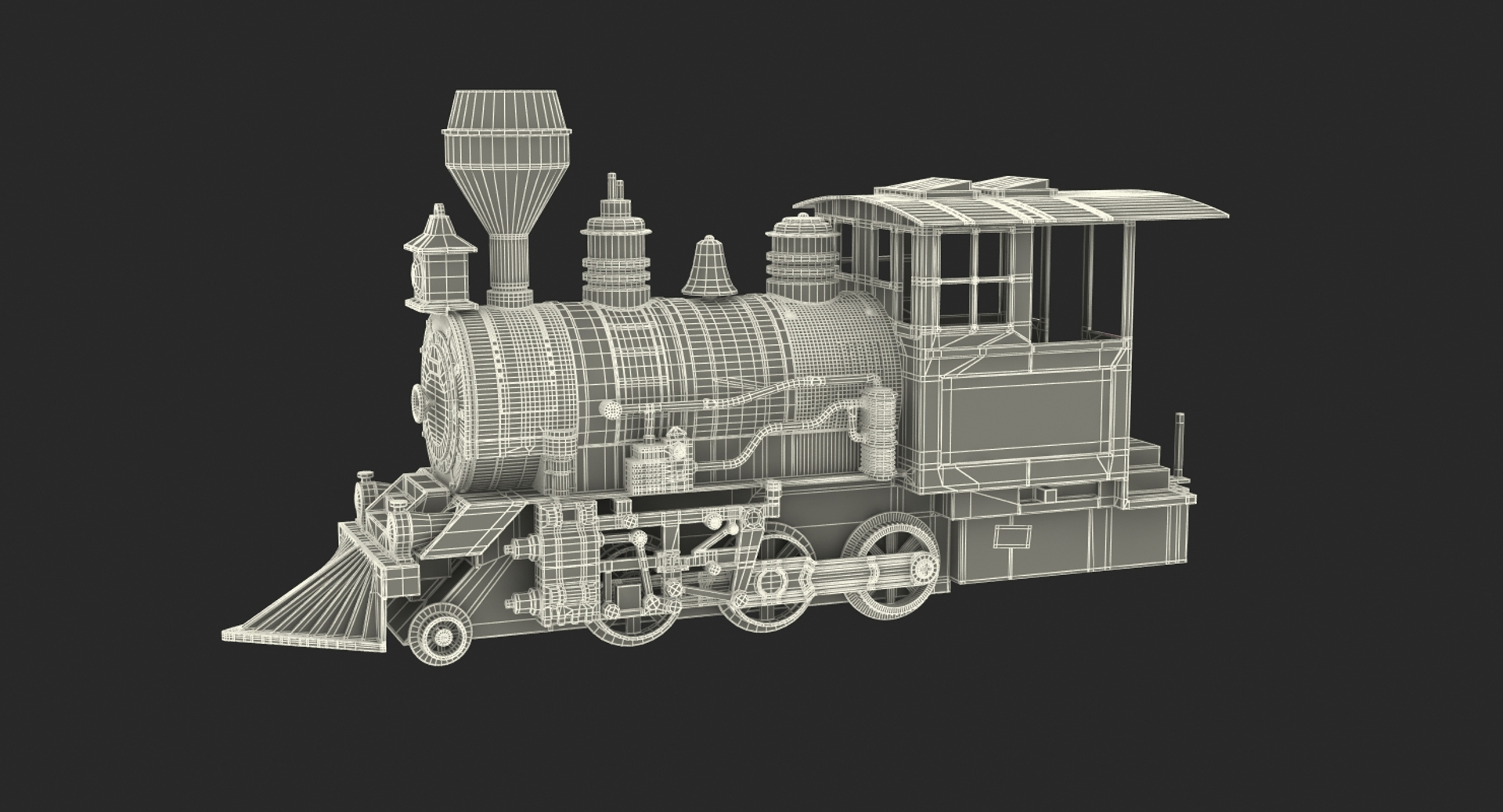 3D Train Toy Locomotive Rigged - TurboSquid 1342284