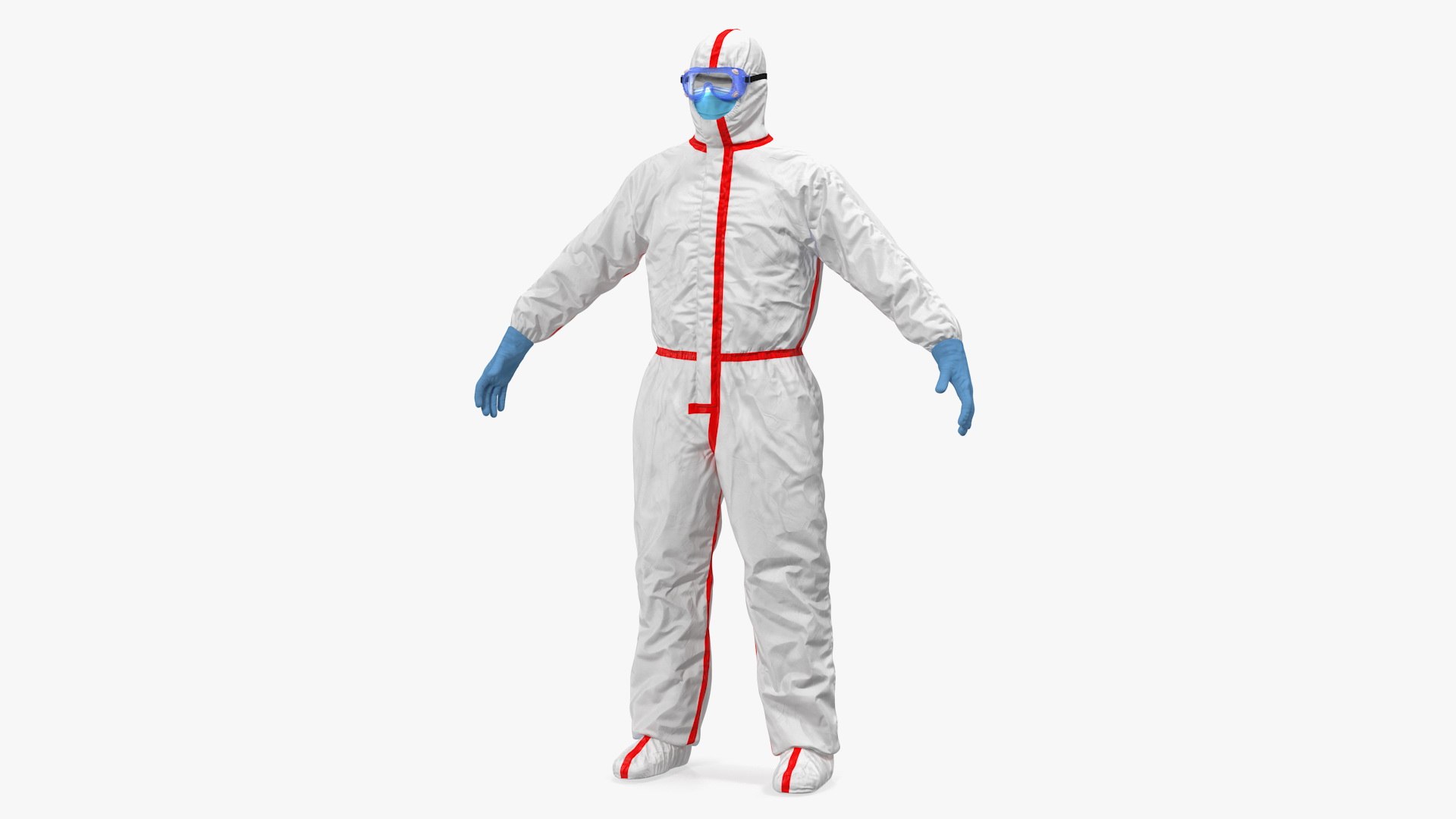 Chemical Protective Suit 3D model preview