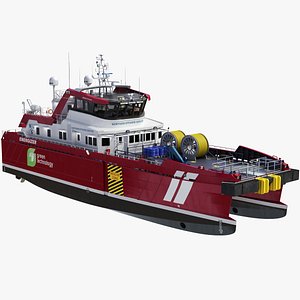 3D model MV Energizer Offshore Crew Transfer Services Vessel