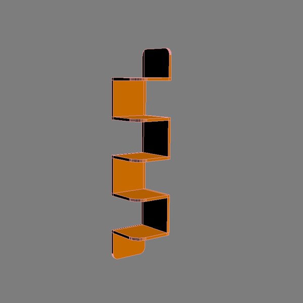 3d model shelf corner 2011