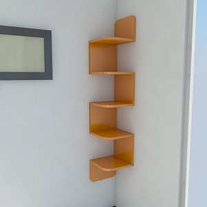 3d model shelf corner 2011