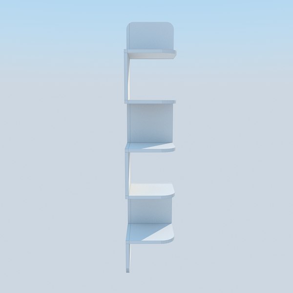 3d model shelf corner 2011