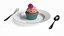 Cupcake on Plate