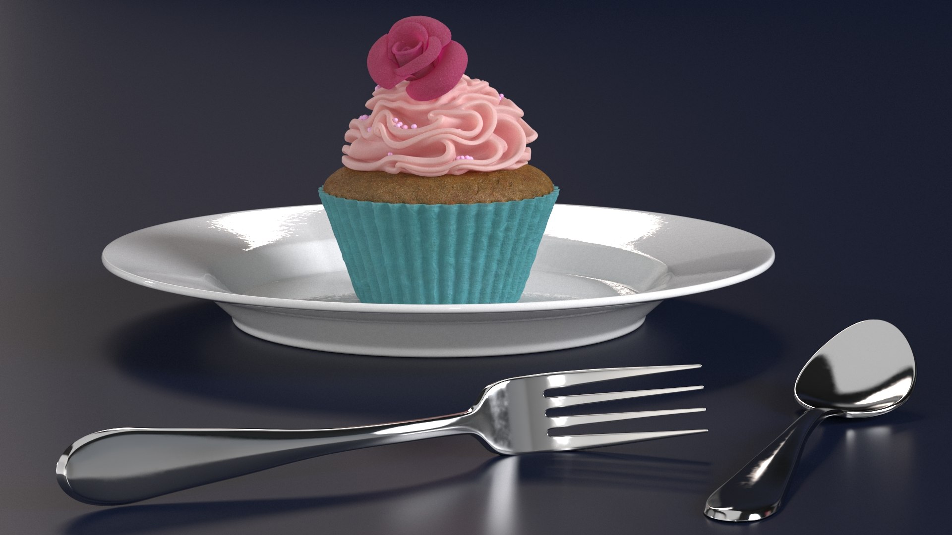 Cupcake on Plate 3D model https://p.turbosquid.com/ts-thumb/b6/qYQZIc/fL/cupcakeonplatemb3dmodel005/jpg/1726562631/1920x1080/fit_q87/1bb936bed4673be55c97eace0e1418aa514ac16b/cupcakeonplatemb3dmodel005.jpg