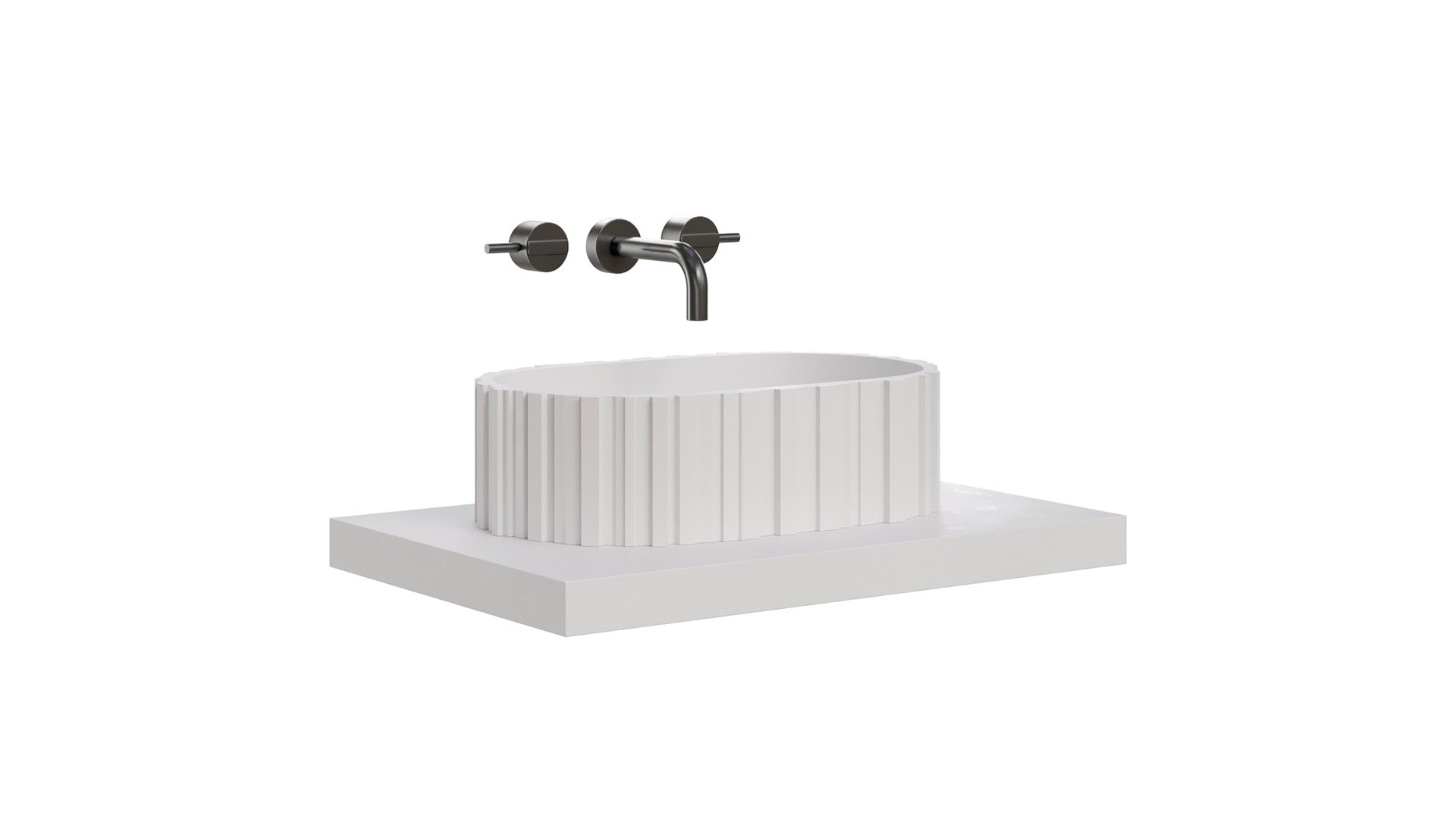 3D Overhead Sink ABBER Stein - TurboSquid 2408560