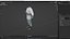 Traditional Asian Clothing White Blue