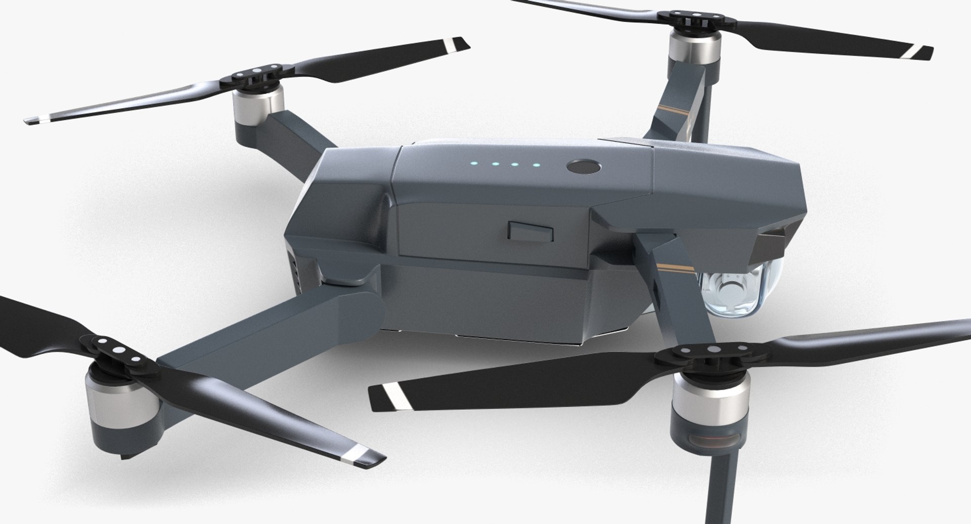 Quadcopter Dji Mavic Pro 4 3d Model