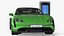 3D model Electric Car Charging Station and Porsche Taycan Turbo S 2020 Rigged