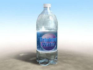 water bottle 3d model