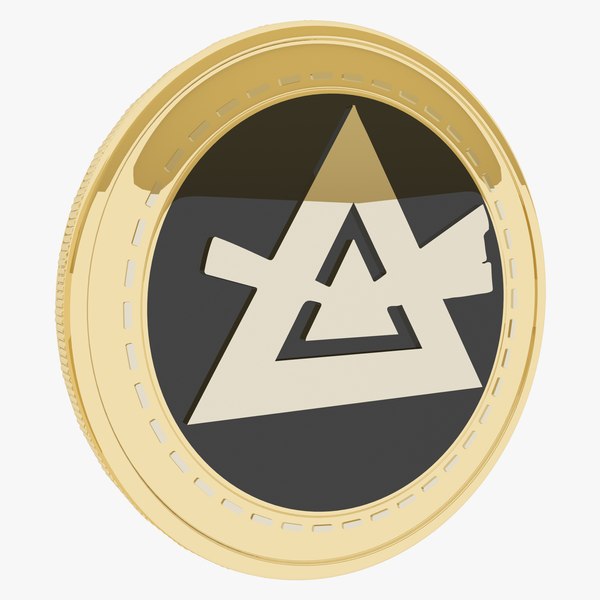 Beam Cryptocurrency Gold Coin 3D model