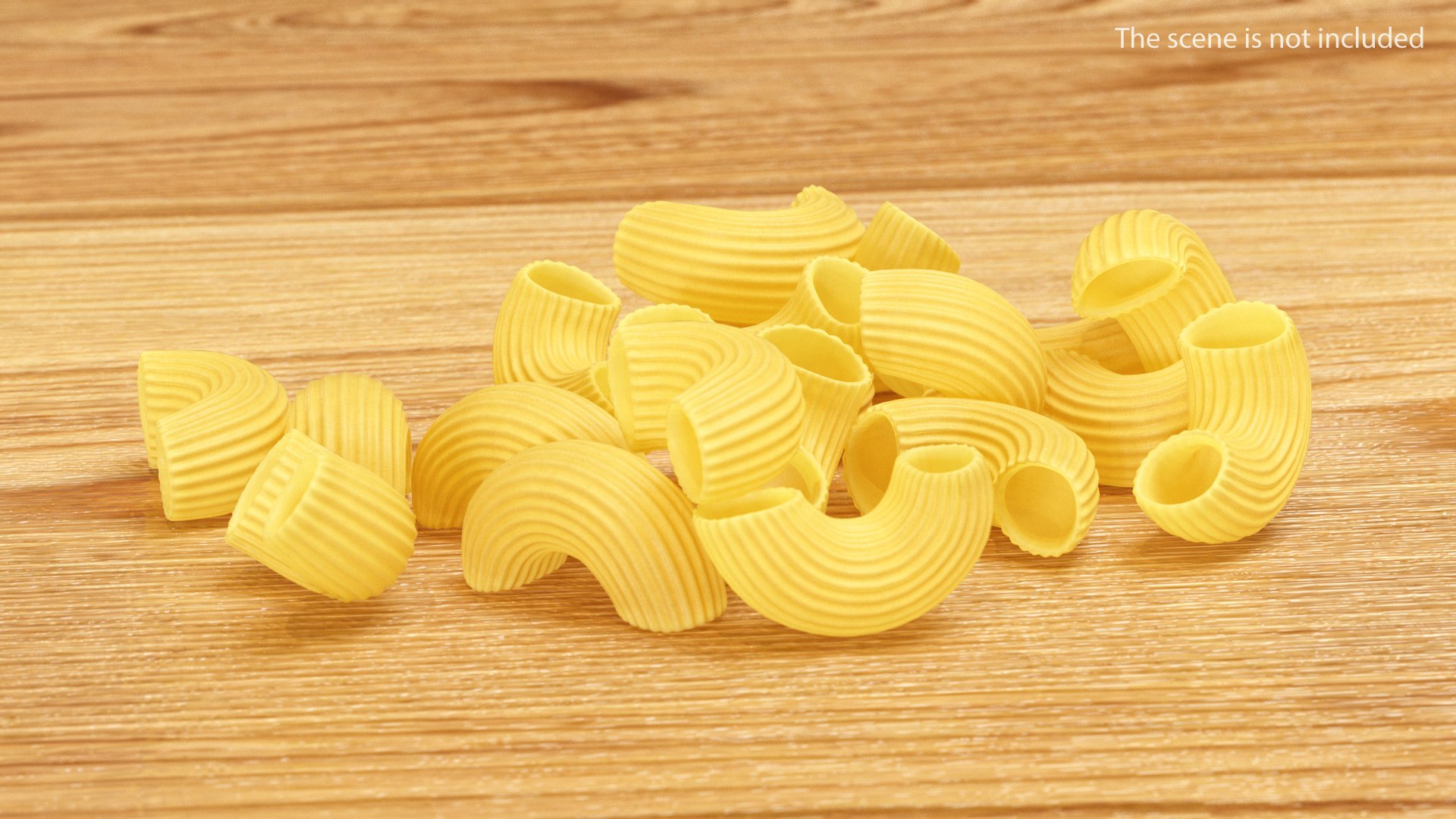 Elbows Pasta 3D model preview