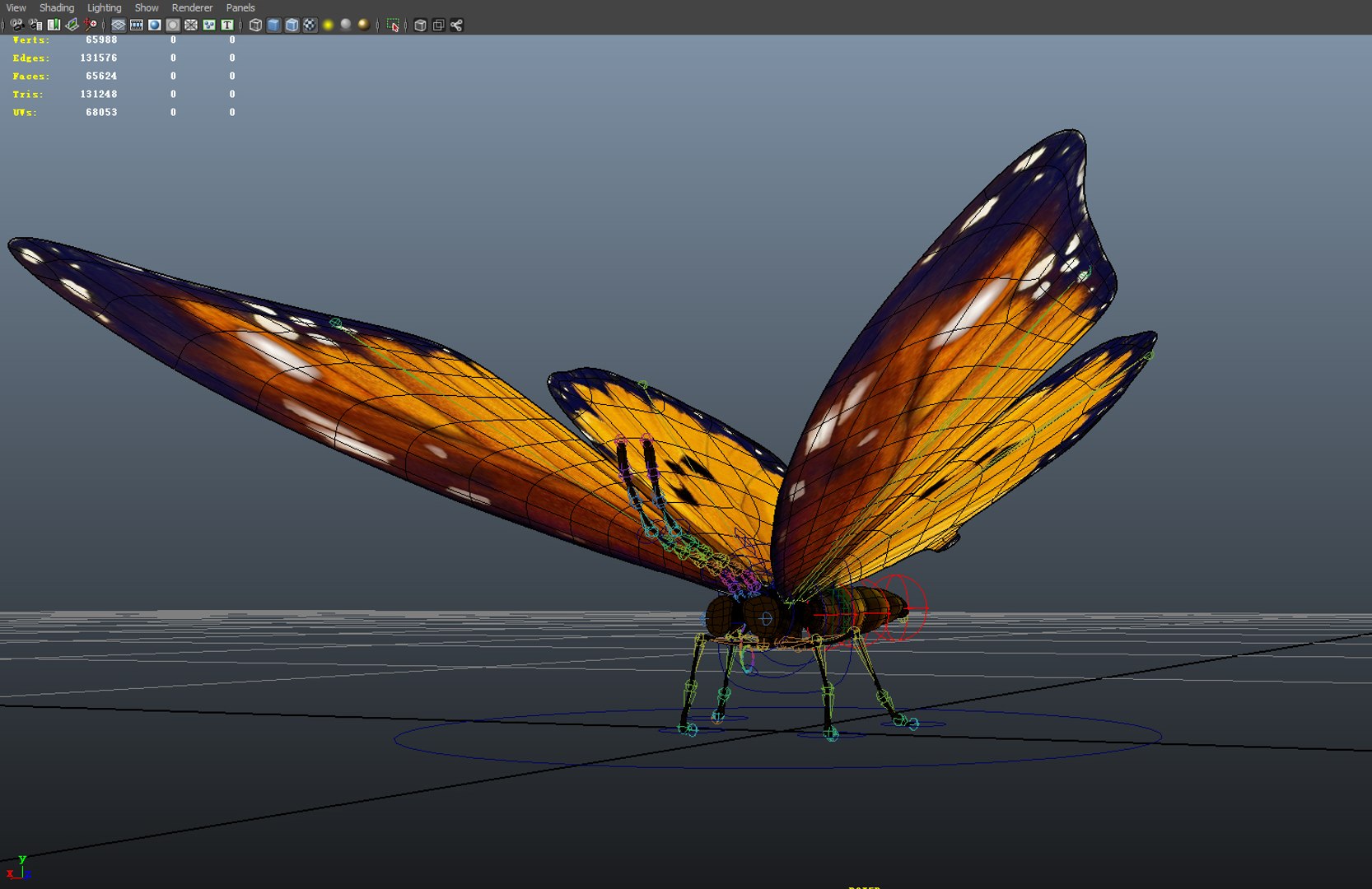 Butterfly Rigged Ma
