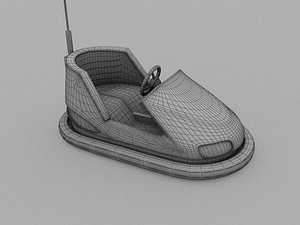 bumper car 3d model