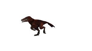 deinonychus dinosaur nature 3D model