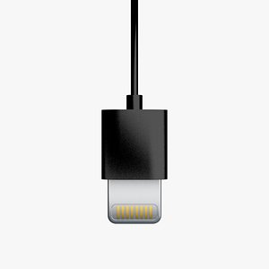 3D model Lightning Male Cable