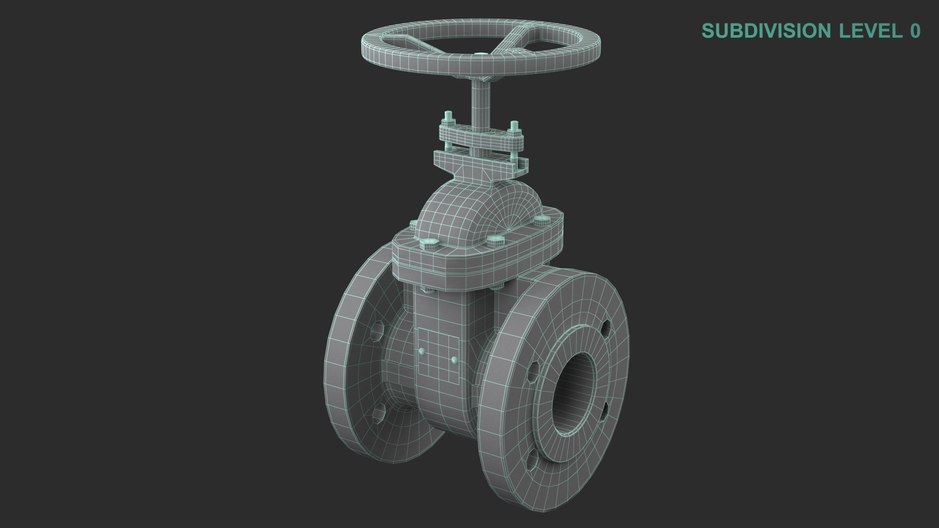 3D Gate Valve Model - TurboSquid 1862295