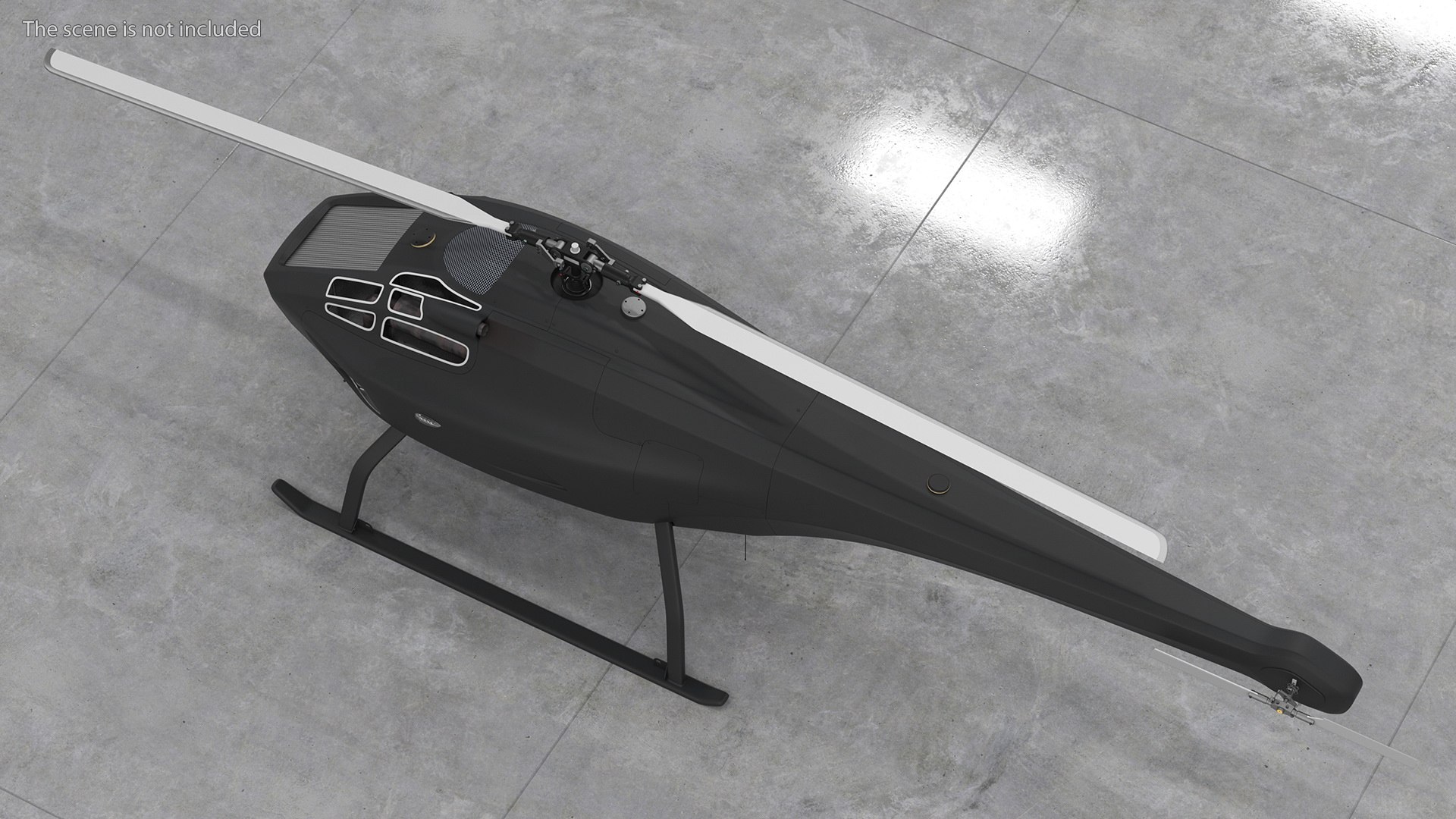 UAV Helicopter Rigged For Cinema 4D 3D Model - TurboSquid 2031167