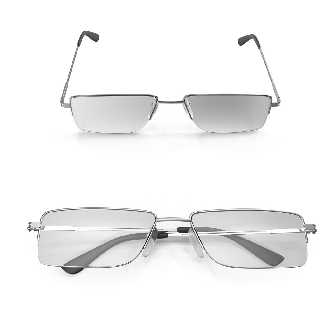 Glasses 6 Set 3D model preview