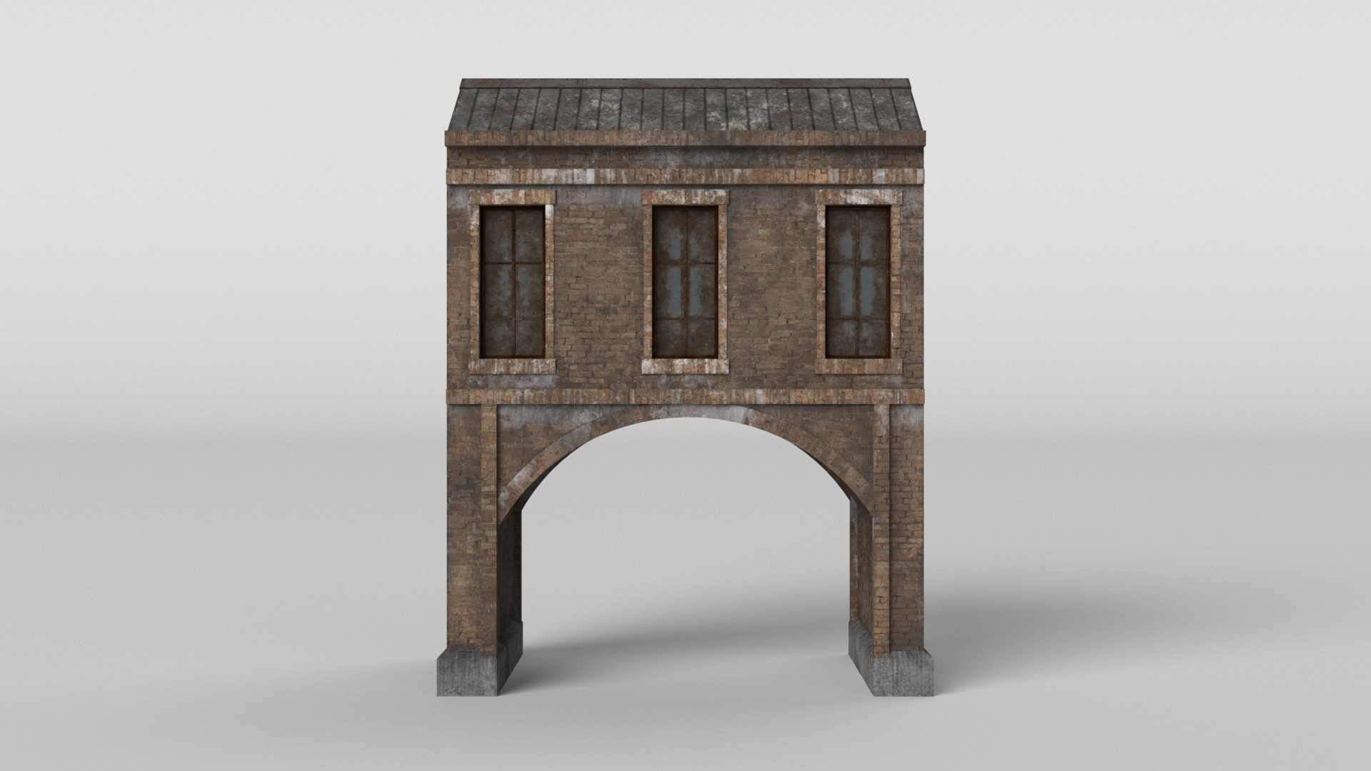 Archway Building 3D Model - TurboSquid 2141296