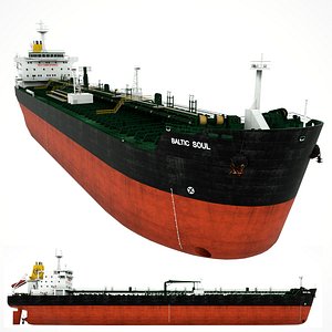 3d model oil tanker baltic soul