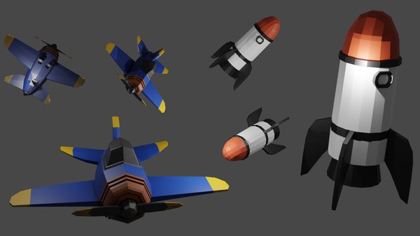 3D modeled plane rocket model - TurboSquid 1647195