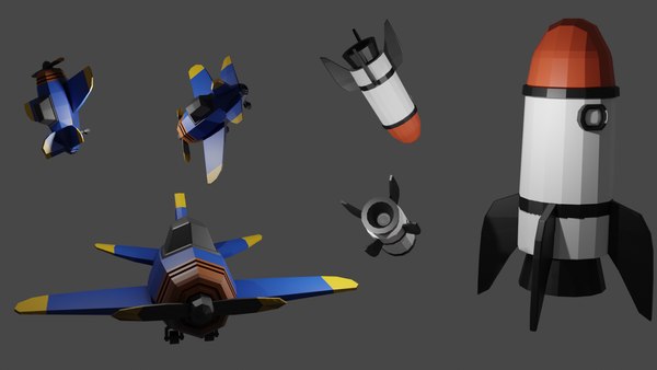 3D modeled plane rocket model - TurboSquid 1647195