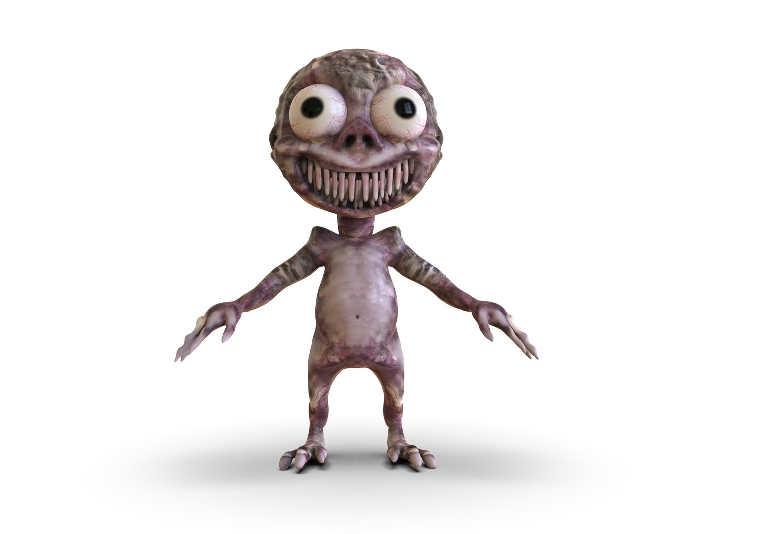 3D Mini Monster Model - TurboSquid 2346398