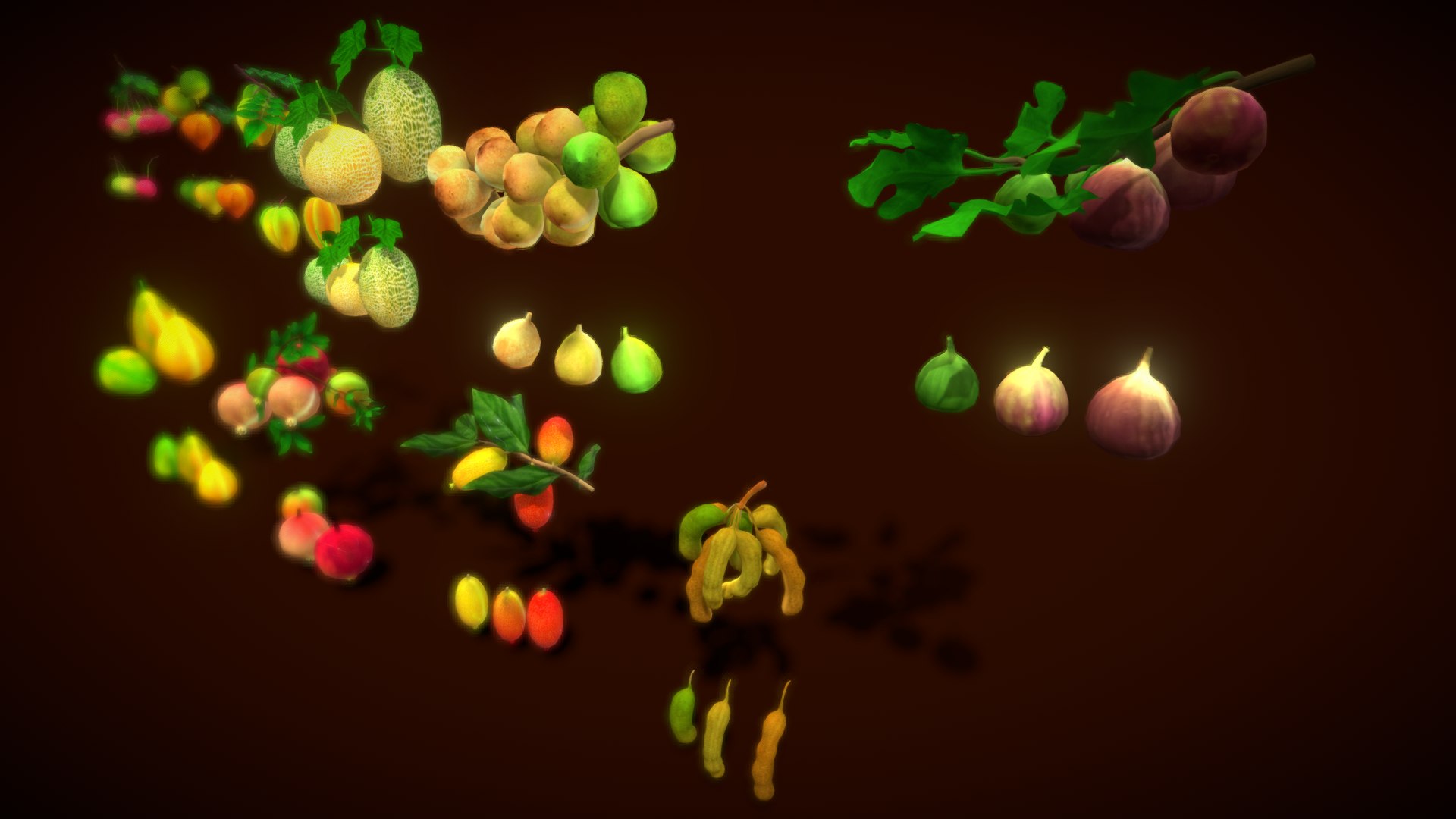 Collection Fruit Path5 Model - TurboSquid 2134495