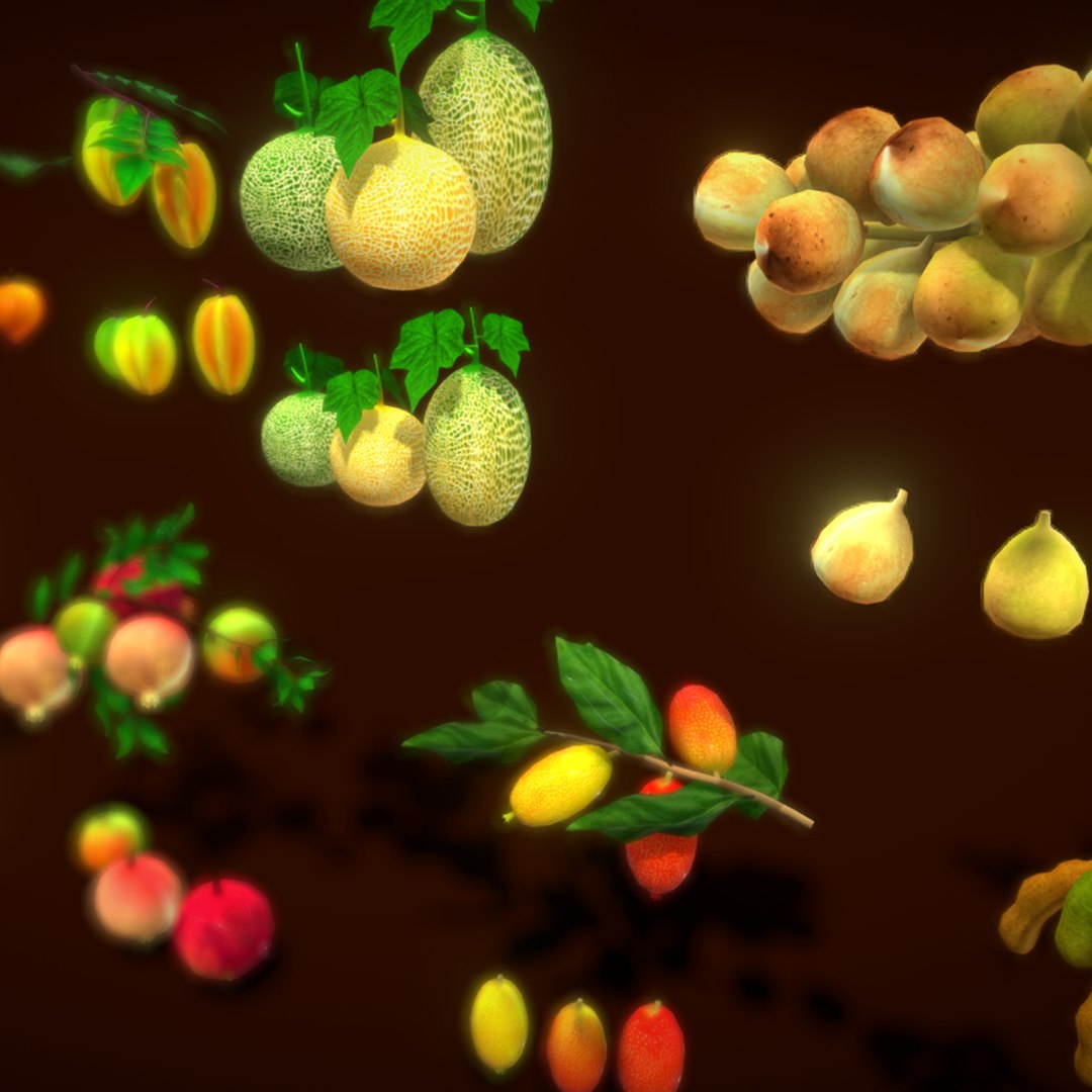 Collection Fruit Path5 Model - TurboSquid 2134495