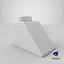 Lego Brick 2x1 Slope White