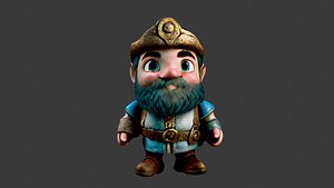3D Dwarf King