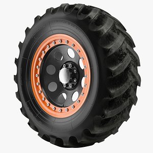 Off Road Wheel with Beadlock model